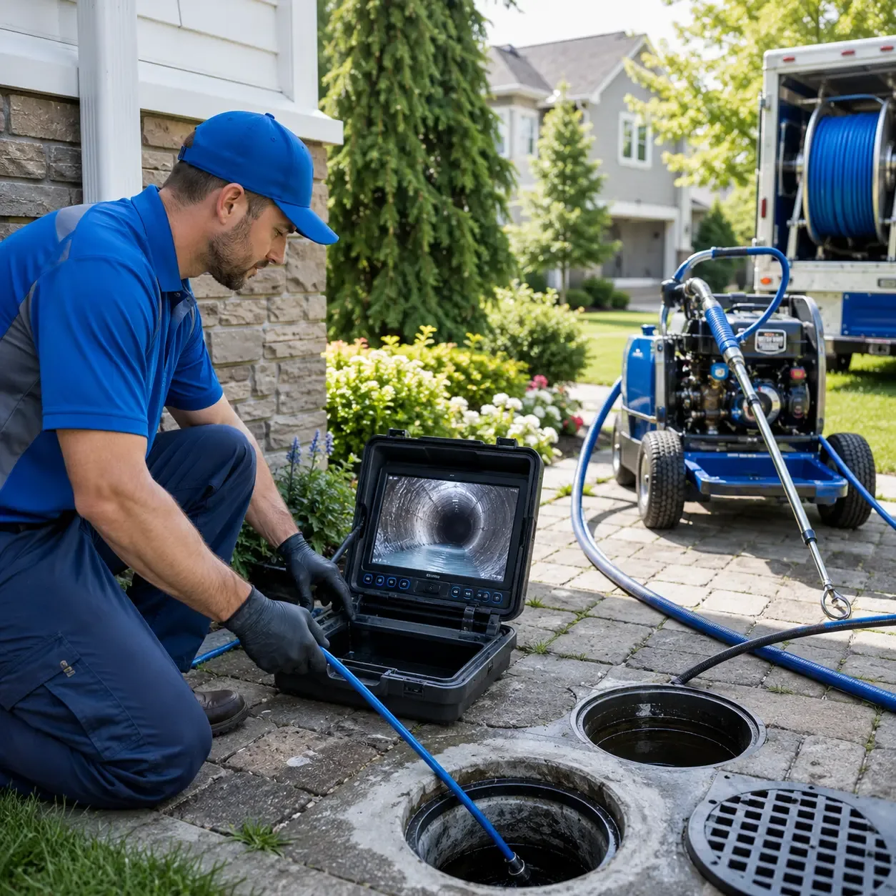 Outdoor drain cleaning professionals serving Boswell, IN